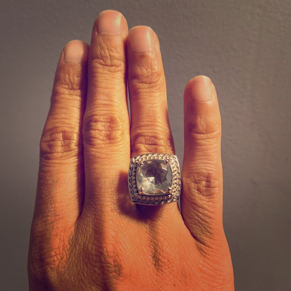 Sterling Silver Blue Topaz Ring